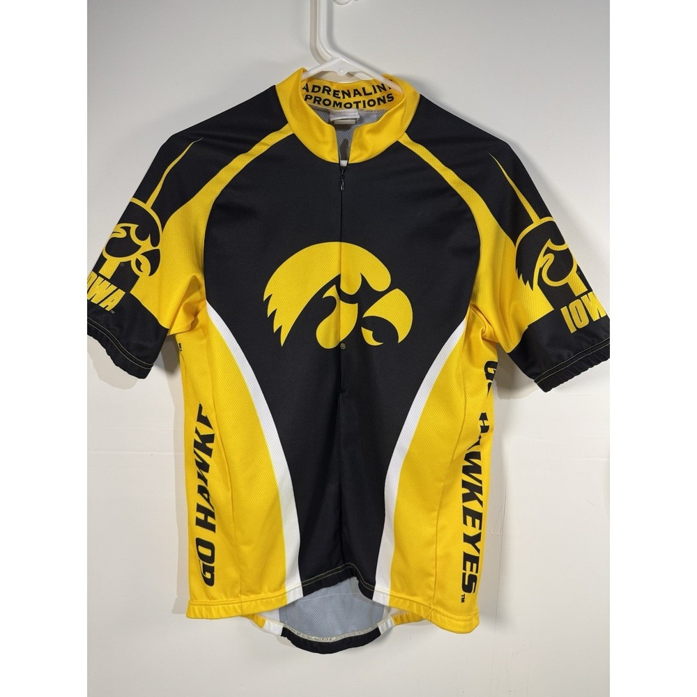 Iowa Hawkeyes Cycling Jersey Shirt Adrenaline Promotions Biking Large